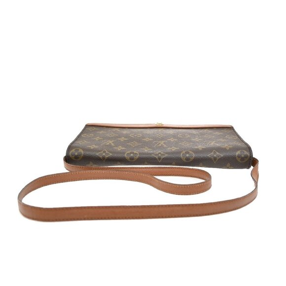 LOUIS VUITTON Bordeaux 2Way Shoulder Clutch Bag Monogram Leather - Picture 6 of 16